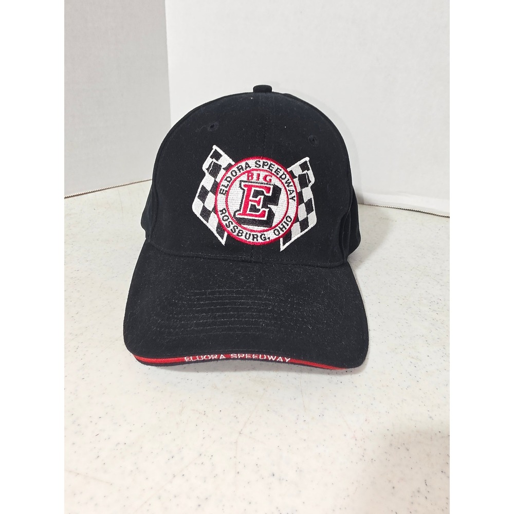 Design Dynamix Eldora Speedway Hat Mens OSFA Black Good Racing Rossburg Ohio Cap